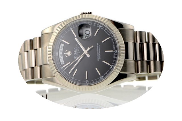 Rolex Whitegold Day-Date 2003 F Serial...