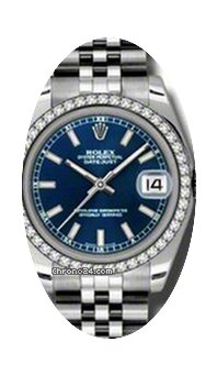 Rolex Datejust Ladies Midsize 178384-BLU...