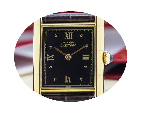 Cartier Tank Must de Cartier Vermeil Bla...
