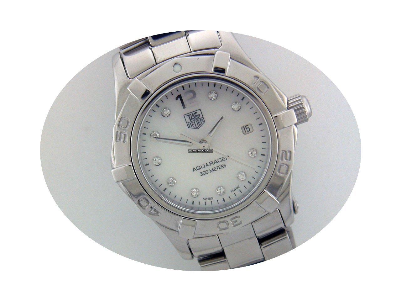 TAG Heuer ladies Aquaracer diamond dial ...
