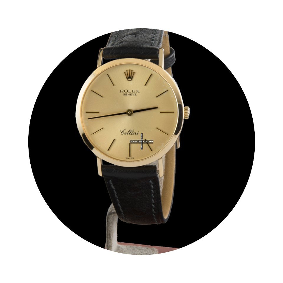 Rolex Cellini Yellow Gold Quartz Men Siz...