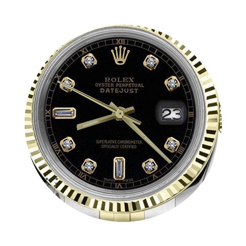 Rolex Ladies Rolex 31mm Datejust2tone Bl...