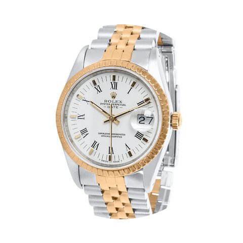 Rolex 18KT Two Toned Gold & Steel Oy...