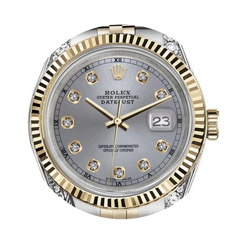 Rolex Datejust 36 Mm 18kt Gold & Ste...