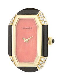 Movado Art Deco Strapwatch...