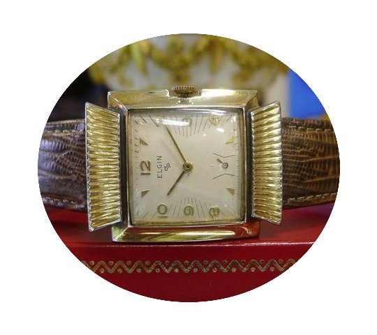 Elgin 10k Gold Plated Stainless Steel Fa...