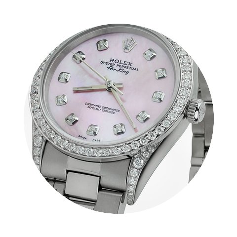 Rolex Ladies Rolex Air-king 34mm Stainle...