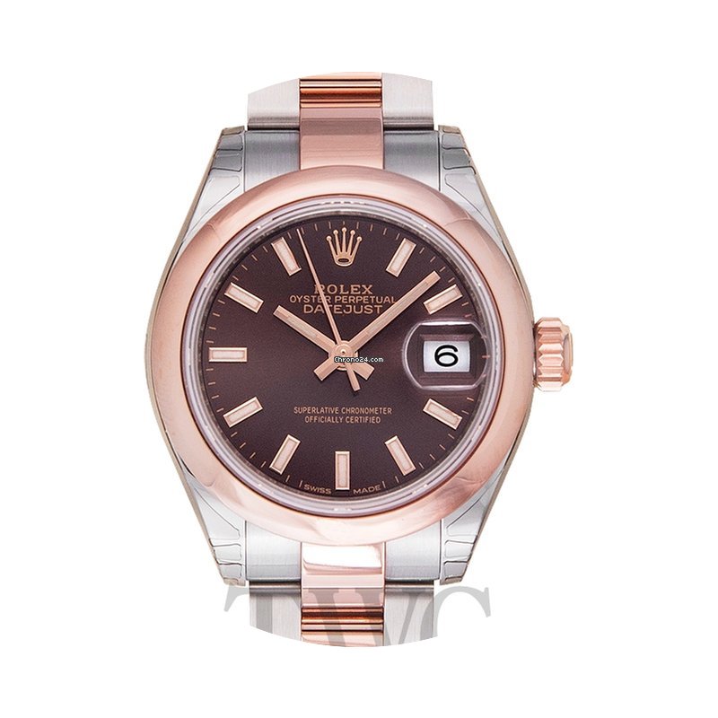 Rolex Lady-Datejust 28 Chocolate Steel/1...