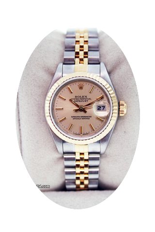 Rolex Datejust 69173 Ladies Two Tone Cha...
