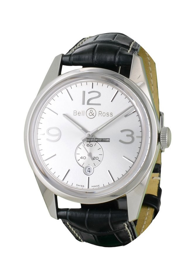 Bell & Ross BR123 Officer Silver...