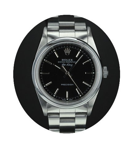 Rolex Air King 14000 black dial...