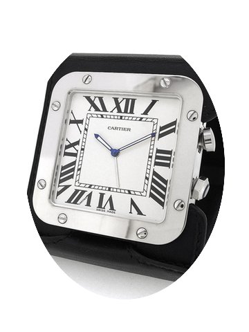 cartier santos travel alarm clock 2750