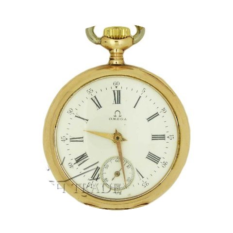 Omega ladies mini pocket watch 18k solid...
