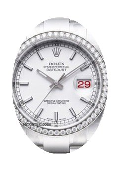Rolex Datejust 36 116244-WHTSO White Ind...