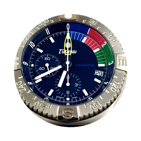 Tutima Yachting Chronograph Titanium Blu...