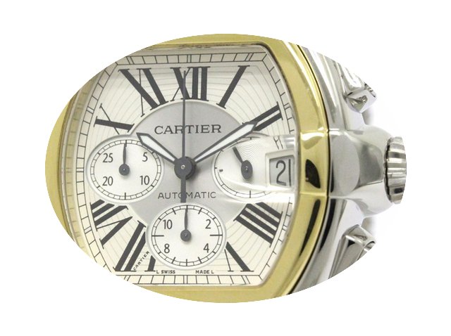 Cartier Roadster Chronogragh 18k Gold St...
