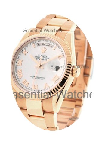 Rolex Used Men''s Rose Gold Day Date Pre...