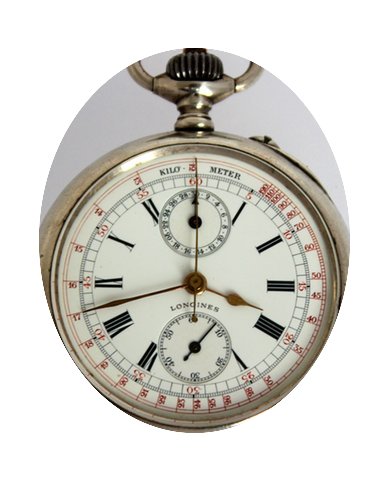 Longines Grand Prix 900 Silver Chronogra...