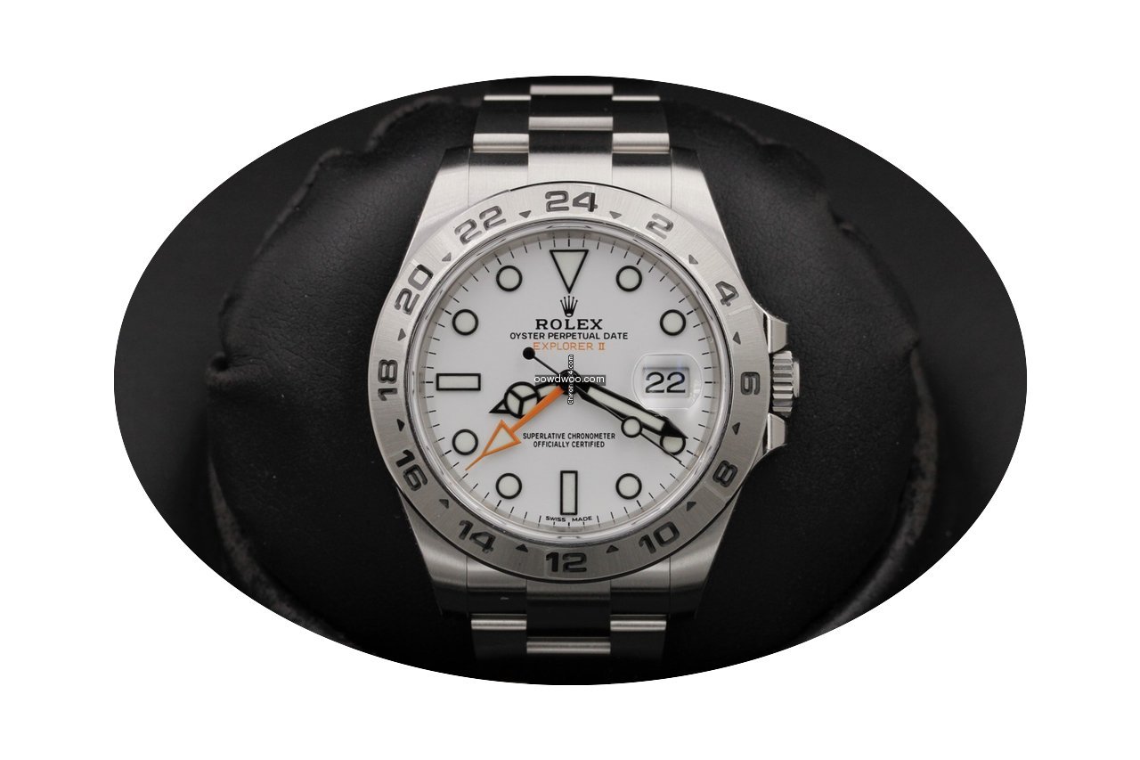 Rolex Explorer Ii 216570 Stainless Steel...