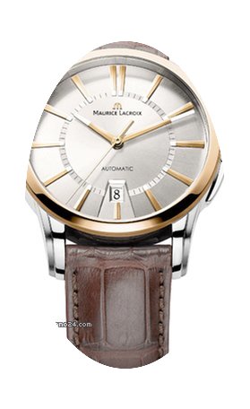 Maurice Lacroix Date Gold/Steel Case, Wh...