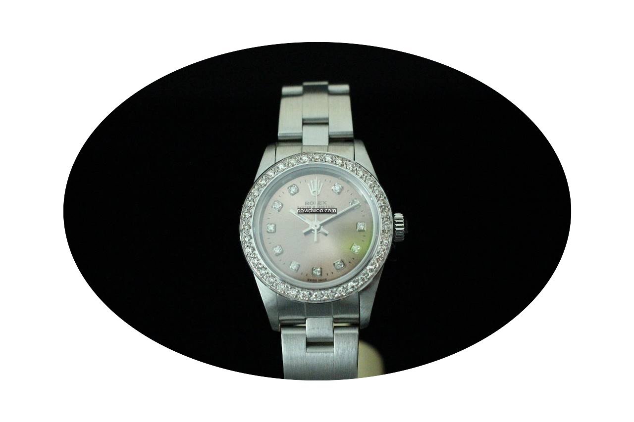 Rolex Oyster Perpetual Lady diamond dial...