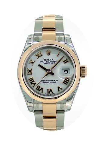 Rolex Lady Datejust 179161 White Roman D...