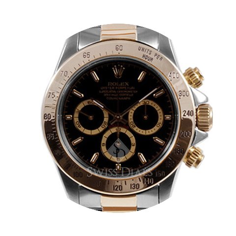 Rolex Daytona Steel and Gold Black Dial ...