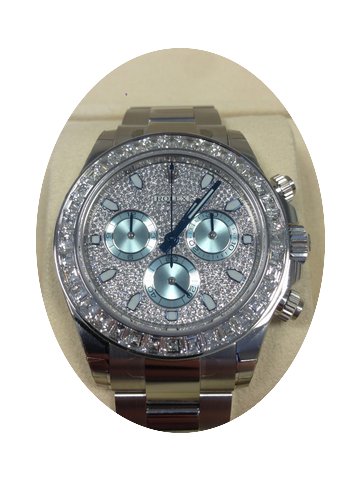 Rolex Cosmograph Daytona Platinum Pave D...