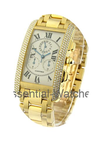 Cartier Jumbo Tank Americain Chronoflex...