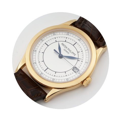 Patek Philippe Calatrava Pink Gold Secto...