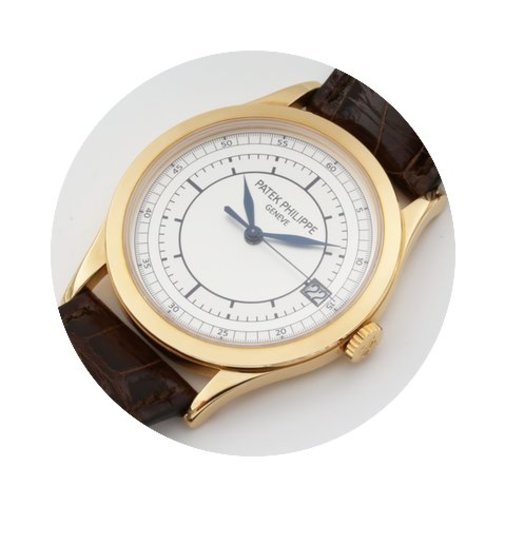 Patek Philippe Calatrava Pink Gold Secto...