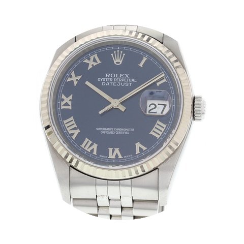 Rolex Men's Rolex Datejust Blue Dial 162...