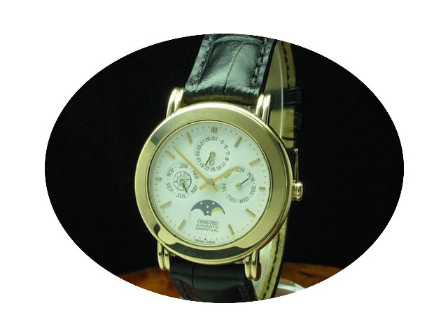 Concord 18kt 750 Gold Automatic Vollkale...