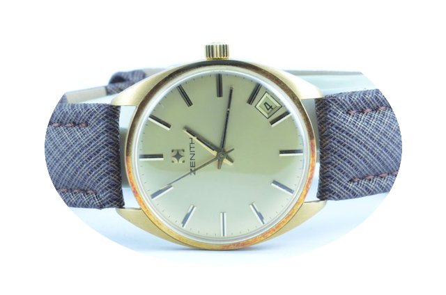 Zenith Herren Uhr Vintage Handaufzug 18k...