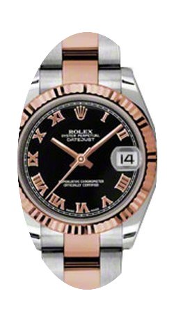 Rolex Datejust Ladies Midsize 178271-BLK...
