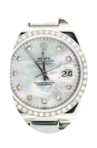 Rolex Mens Datejust Stainless Steel...