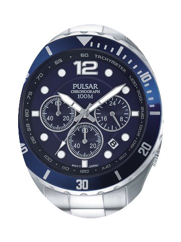 Pulsar PT3719X1 Chronograph 45mm silber ...