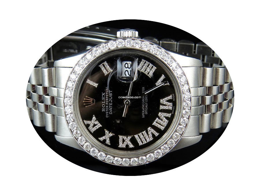 Rolex Mens Rolex Datejust 36MM Quickset ...