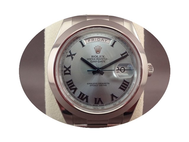 Rolex Day-Date II Platin Ice Blue 218206...