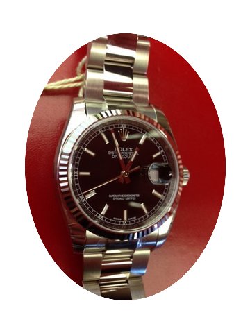 Rolex Datejust 36 Edelstahl / Weißgold ...