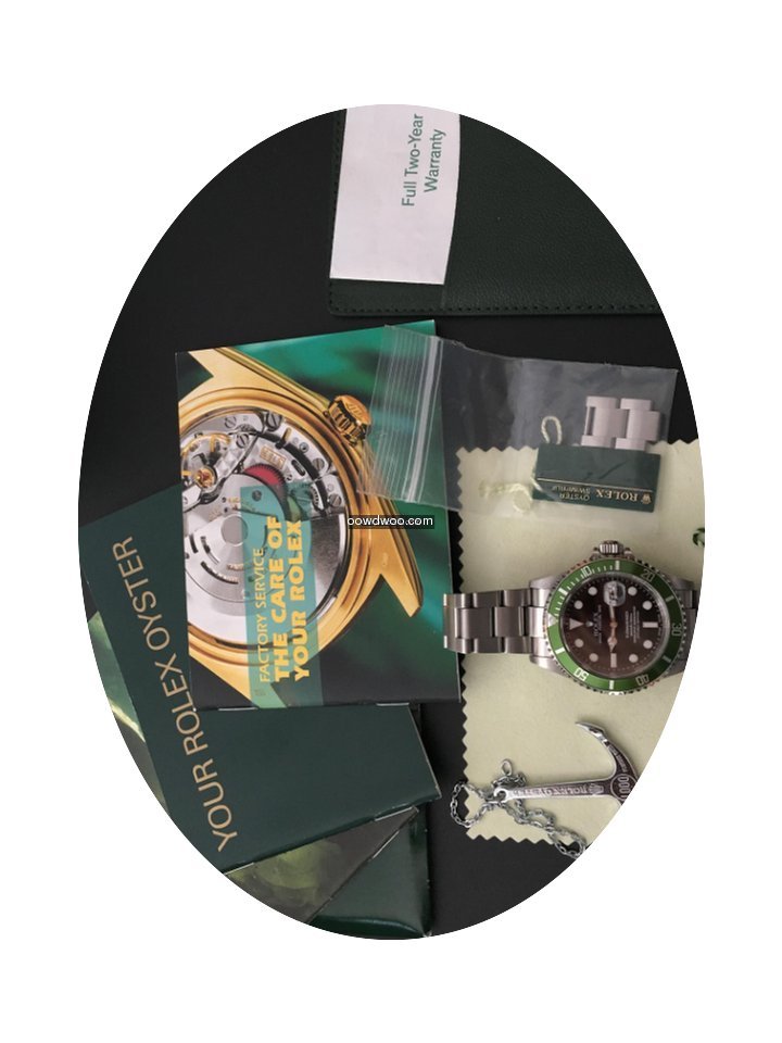 Rolex 16610LV Submariner fat/flat four Y...