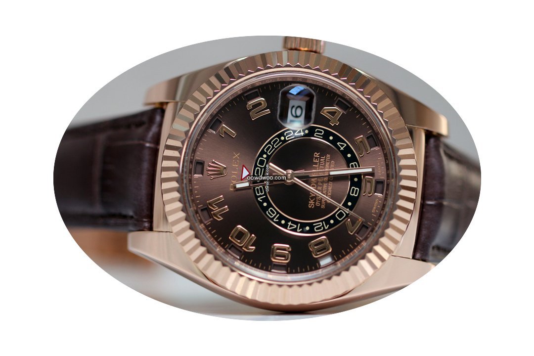Rolex Sky-Dweller chocolate dial...