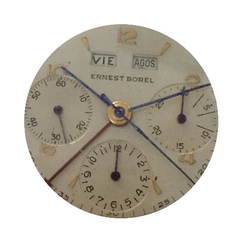 Ernest Borel Datora Valjoux 72 C Dato-Co...