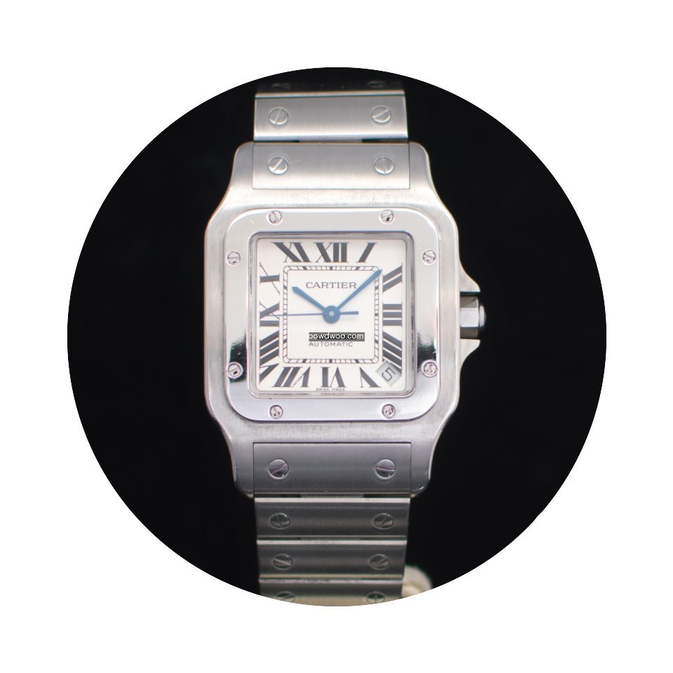 Cartier Santos Galbee Stainless Steel Au...