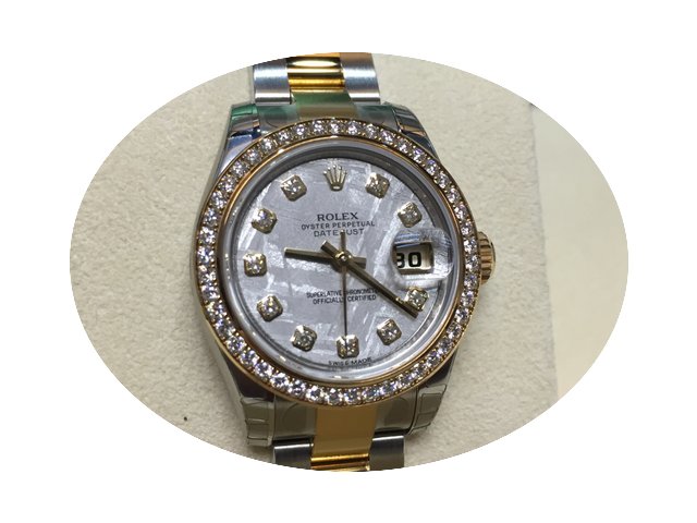 Rolex 26MM Datejust 179383 Mete.G Diamon...
