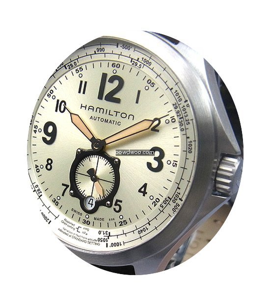Hamilton Khaki aviation QNE...