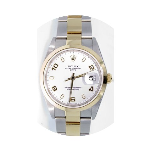 Rolex Date 15203 34mm Stainless Steel &a...