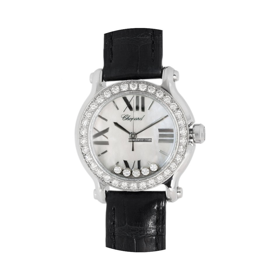 Chopard Stainless Steel & Diamond Happy ...