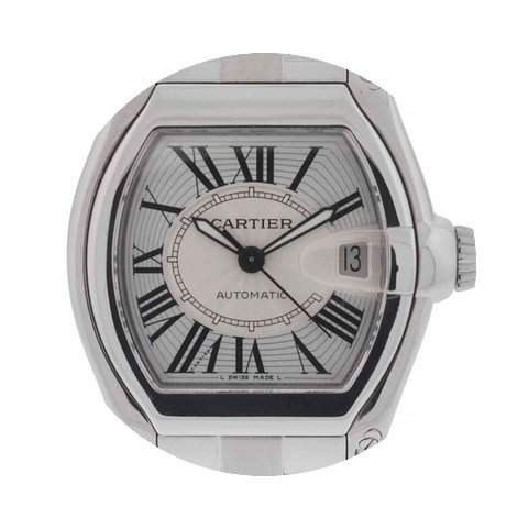 Cartier Roadster 2510 Stainless Steel Si...