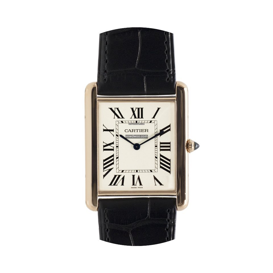 Cartier Tank Louis XL 18K Rose Gold Watc...